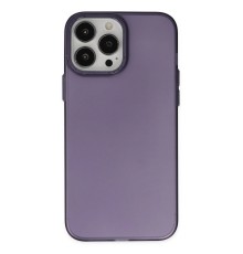 iPhone 13 Pro Kılıf Modos Metal Kapak - Derin Mor