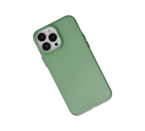 iPhone 13 Pro Kılıf Modos Metal Kapak - Koyu Yeşil