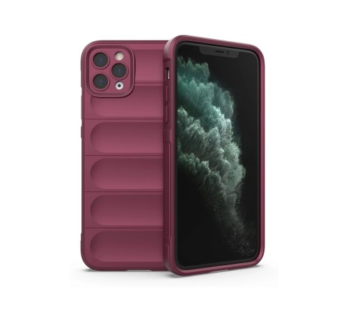 iPhone 11 Pro Kılıf Optimum Silikon - Bordo