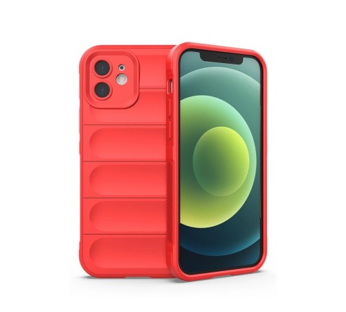 iPhone 12 Kılıf Optimum Silikon - Kırmızı