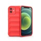 iPhone 12 Kılıf Optimum Silikon - Kırmızı