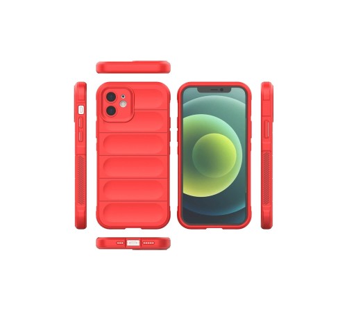 iPhone 12 Kılıf Optimum Silikon - Kırmızı