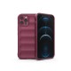 iPhone 12 Pro Kılıf Optimum Silikon - Bordo
