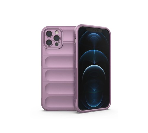 iPhone 12 Pro Kılıf Optimum Silikon - Mor iPhone 12 Pro Kılıf Optimum Silikon - Mor
