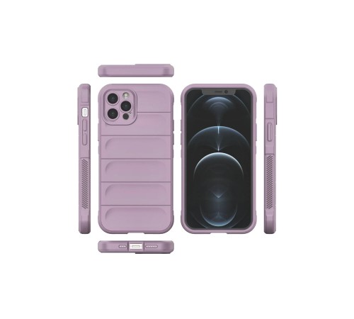 iPhone 12 Pro Kılıf Optimum Silikon - Mor iPhone 12 Pro Kılıf Optimum Silikon - Mor