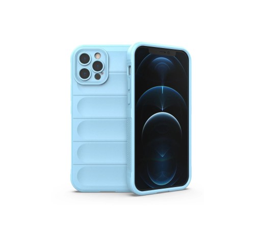 iPhone 12 Pro Kılıf Optimum Silikon - Sky Blue iPhone 12 Pro Kılıf Optimum Silikon - Sky Blue