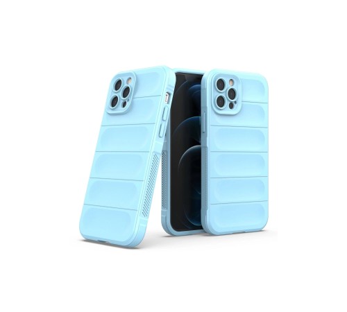 iPhone 12 Pro Kılıf Optimum Silikon - Sky Blue iPhone 12 Pro Kılıf Optimum Silikon - Sky Blue