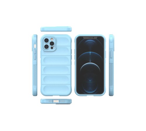 iPhone 12 Pro Kılıf Optimum Silikon - Sky Blue iPhone 12 Pro Kılıf Optimum Silikon - Sky Blue
