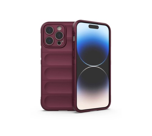 iPhone 13 Pro Kılıf Optimum Silikon - Bordo iPhone 13 Pro Kılıf Optimum Silikon - Bordo