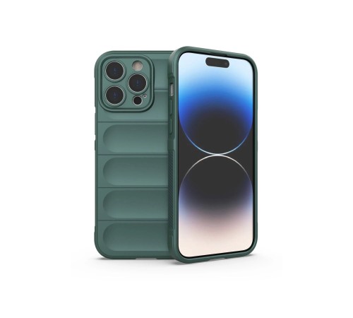 iPhone 13 Pro Kılıf Optimum Silikon - Koyu Yeşil iPhone 13 Pro Kılıf Optimum Silikon - Koyu Yeşil