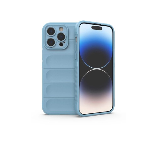 iPhone 13 Pro Max Kılıf Optimum Silikon - Sky Blue iPhone 13 Pro Max Kılıf Optimum Silikon - Sky Blue