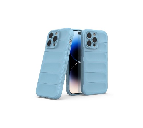 iPhone 13 Pro Max Kılıf Optimum Silikon - Sky Blue iPhone 13 Pro Max Kılıf Optimum Silikon - Sky Blue