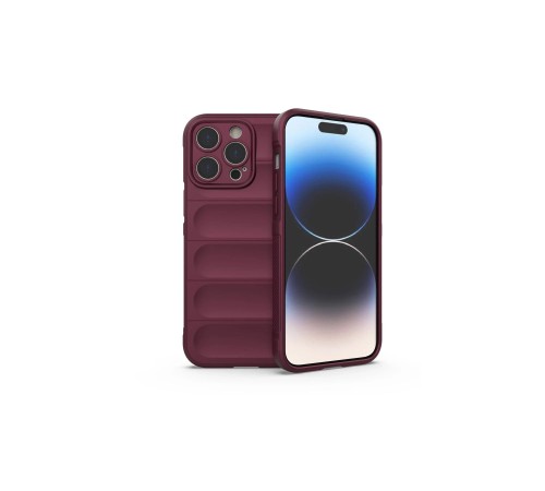 iPhone 14 Pro Max Kılıf Optimum Silikon - Bordo iPhone 14 Pro Max Kılıf Optimum Silikon - Bordo