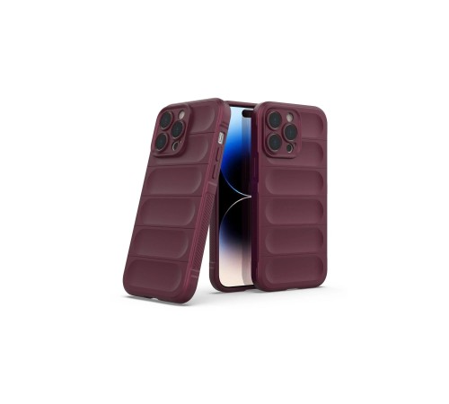 iPhone 14 Pro Max Kılıf Optimum Silikon - Bordo iPhone 14 Pro Max Kılıf Optimum Silikon - Bordo