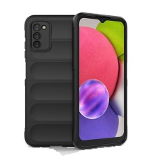 Samsung Galaxy A03S Kılıf Optimum Silikon - Siyah