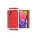 Samsung Galaxy A03S Kılıf Optimum Silikon - Kırmızı