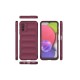 Samsung Galaxy A03S Kılıf Optimum Silikon - Bordo