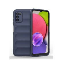 Samsung Galaxy A03S Kılıf Optimum Silikon - Lacivert