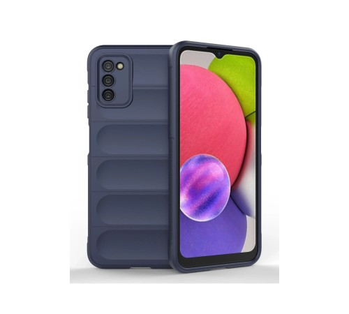 Samsung Galaxy A03S Kılıf Optimum Silikon - Lacivert Samsung Galaxy A03S Kılıf Optimum Silikon - Lacivert