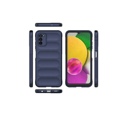Samsung Galaxy A03S Kılıf Optimum Silikon - Lacivert Samsung Galaxy A03S Kılıf Optimum Silikon - Lacivert