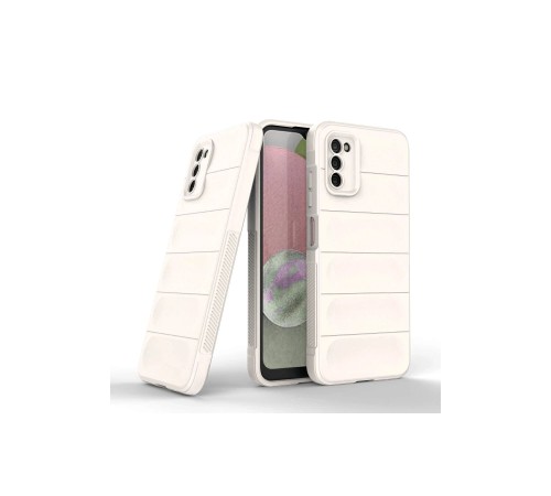 Samsung Galaxy A03S Kılıf Optimum Silikon - Krem Samsung Galaxy A03S Kılıf Optimum Silikon - Krem