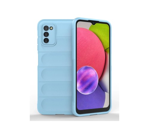 Samsung Galaxy A03S Kılıf Optimum Silikon - Sky Blue Samsung Galaxy A03S Kılıf Optimum Silikon - Sky Blue