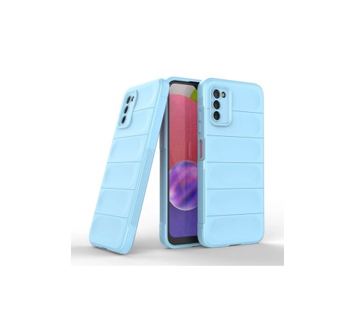 Samsung Galaxy A03S Kılıf Optimum Silikon - Sky Blue Samsung Galaxy A03S Kılıf Optimum Silikon - Sky Blue