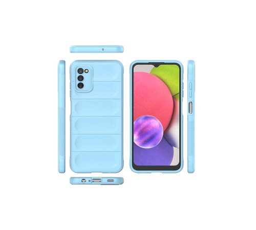 Samsung Galaxy A03S Kılıf Optimum Silikon - Sky Blue Samsung Galaxy A03S Kılıf Optimum Silikon - Sky Blue