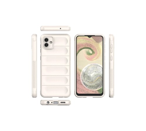 Samsung Galaxy A04 Kılıf Optimum Silikon - Krem Samsung Galaxy A04 Kılıf Optimum Silikon - Krem