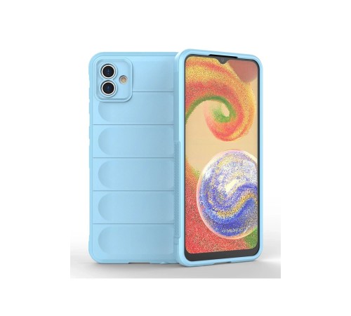 Samsung Galaxy A04 Kılıf Optimum Silikon - Sky Blue Samsung Galaxy A04 Kılıf Optimum Silikon - Sky Blue