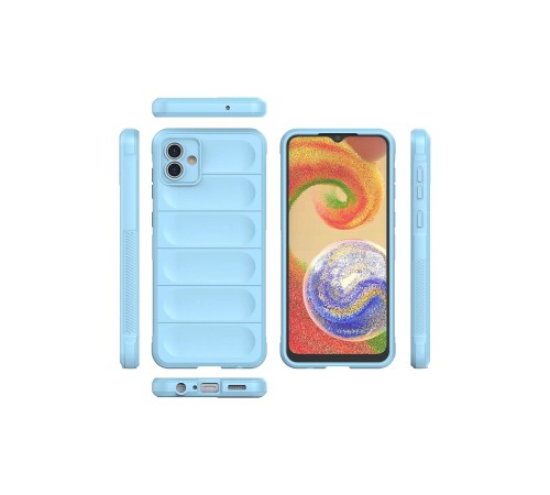 Samsung Galaxy A04 Kılıf Optimum Silikon - Sky Blue Samsung Galaxy A04 Kılıf Optimum Silikon - Sky Blue