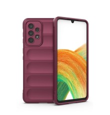 Samsung Galaxy A33 5G Kılıf Optimum Silikon - Bordo