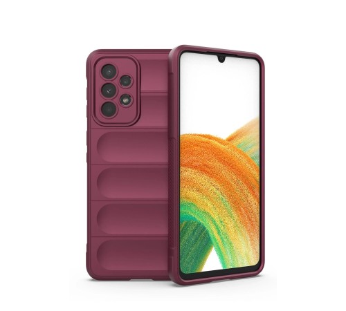 Samsung Galaxy A33 5G Kılıf Optimum Silikon - Bordo Samsung Galaxy A33 5G Kılıf Optimum Silikon - Bordo
