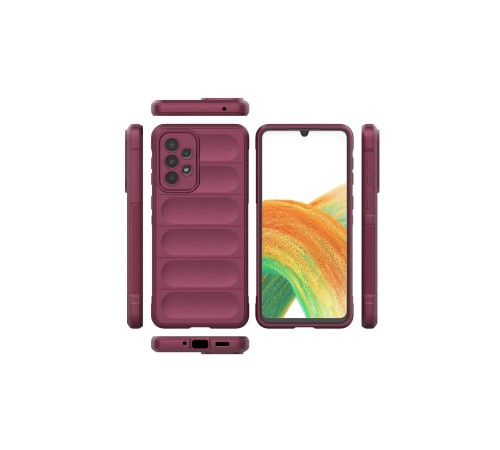 Samsung Galaxy A33 5G Kılıf Optimum Silikon - Bordo Samsung Galaxy A33 5G Kılıf Optimum Silikon - Bordo