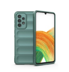 Samsung Galaxy A33 5G Kılıf Optimum Silikon - Koyu Yeşil