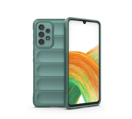 Samsung Galaxy A33 5G Kılıf Optimum Silikon - Koyu Yeşil Samsung Galaxy A33 5G Kılıf Optimum Silikon - Koyu Yeşil