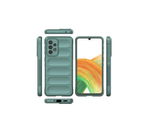 Samsung Galaxy A33 5G Kılıf Optimum Silikon - Koyu Yeşil Samsung Galaxy A33 5G Kılıf Optimum Silikon - Koyu Yeşil