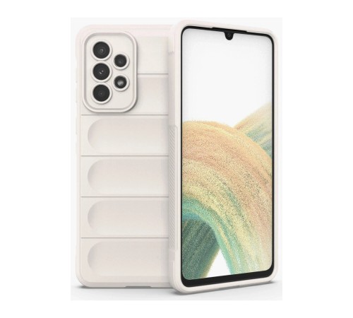 Samsung Galaxy A33 5G Kılıf Optimum Silikon - Krem Samsung Galaxy A33 5G Kılıf Optimum Silikon - Krem