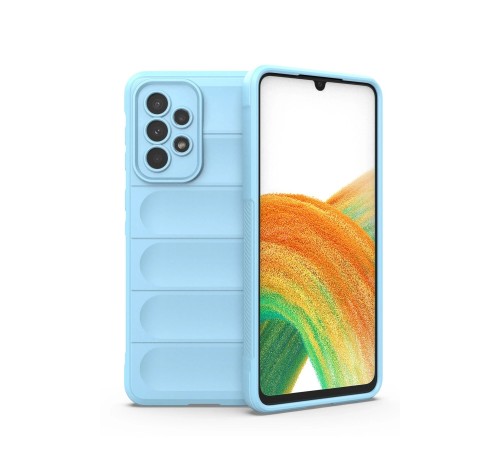 Samsung Galaxy A33 5G Kılıf Optimum Silikon - Sky Blue
