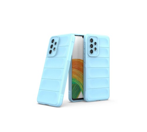 Samsung Galaxy A33 5G Kılıf Optimum Silikon - Sky Blue