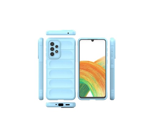 Samsung Galaxy A33 5G Kılıf Optimum Silikon - Sky Blue