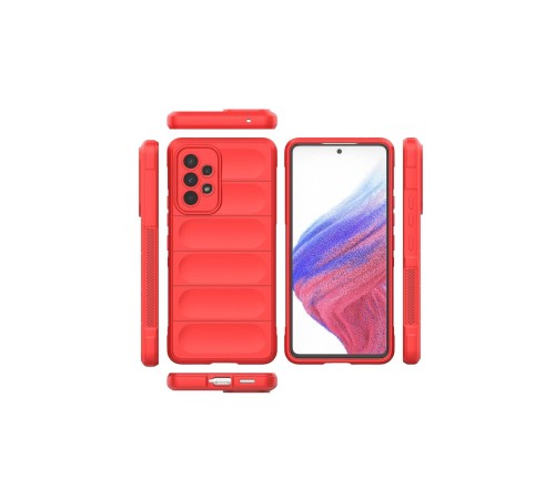Samsung Galaxy A53 5G Kılıf Optimum Silikon - Kırmızı