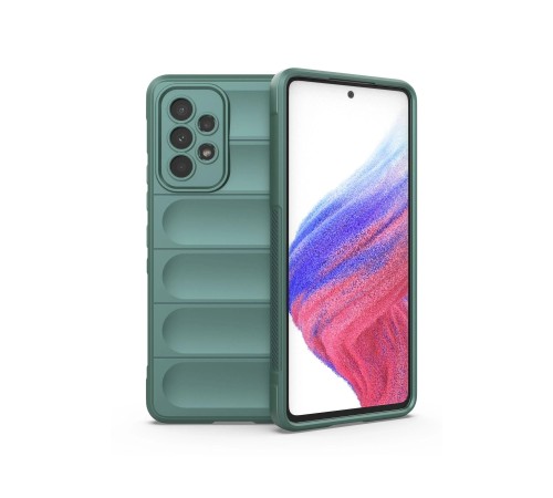 Samsung Galaxy A53 5G Kılıf Optimum Silikon - Koyu Yeşil