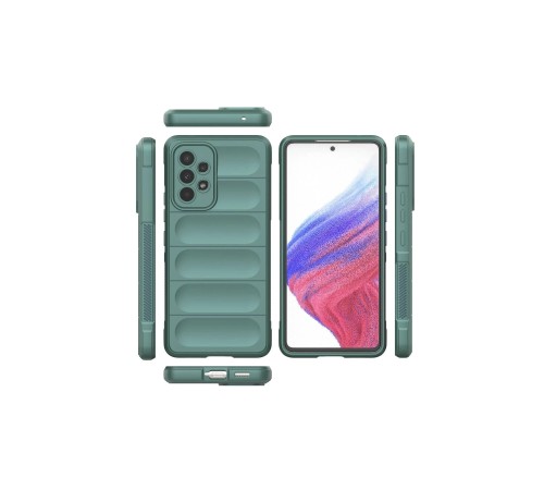 Samsung Galaxy A53 5G Kılıf Optimum Silikon - Koyu Yeşil