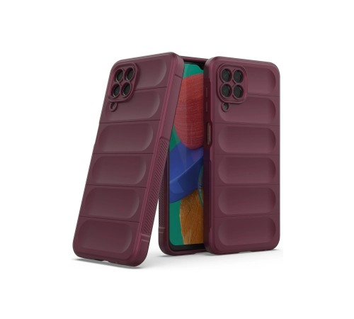 Samsung Galaxy M33 Kılıf Optimum Silikon - Bordo Samsung Galaxy M33 Kılıf Optimum Silikon - Bordo