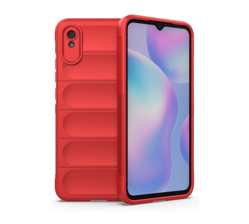 Xiaomi Redmi 9A Kılıf Optimum Silikon - Kırmızı Xiaomi Redmi 9A Kılıf Optimum Silikon - Kırmızı