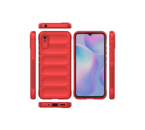 Xiaomi Redmi 9A Kılıf Optimum Silikon - Kırmızı Xiaomi Redmi 9A Kılıf Optimum Silikon - Kırmızı
