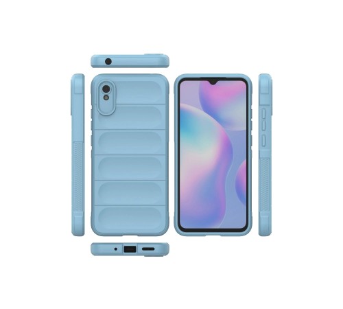 Xiaomi Redmi 9A Kılıf Optimum Silikon - Sky Blue Xiaomi Redmi 9A Kılıf Optimum Silikon - Sky Blue