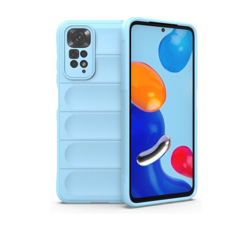 Xiaomi Redmi Note 11 Kılıf Optimum Silikon - Sky Blue Xiaomi Redmi Note 11 Kılıf Optimum Silikon - Sky Blue