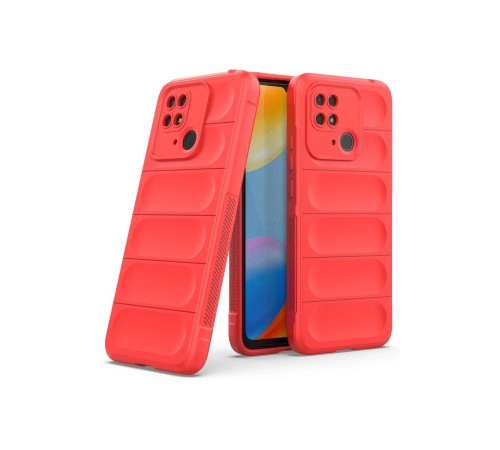 Xiaomi Redmi 10C Kılıf Optimum Silikon - Kırmızı Xiaomi Redmi 10C Kılıf Optimum Silikon - Kırmızı